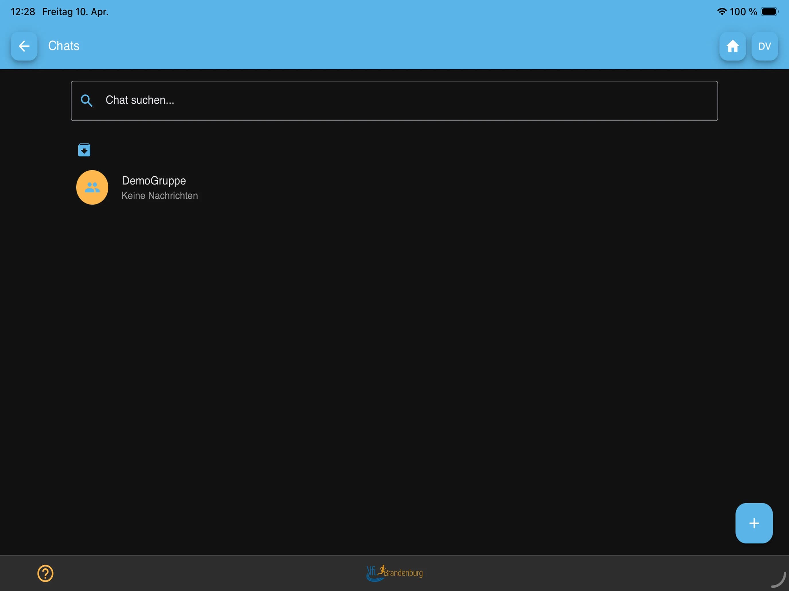 Vereins-APP für Leichtathletik – iPad Screenshot 2