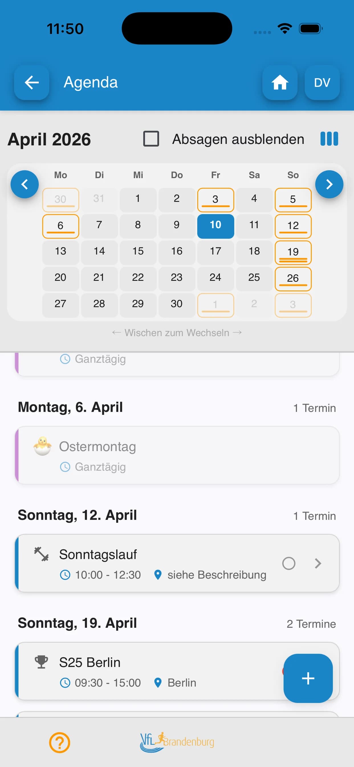 Vereins-APP für Leichtathletik Screenshot 4