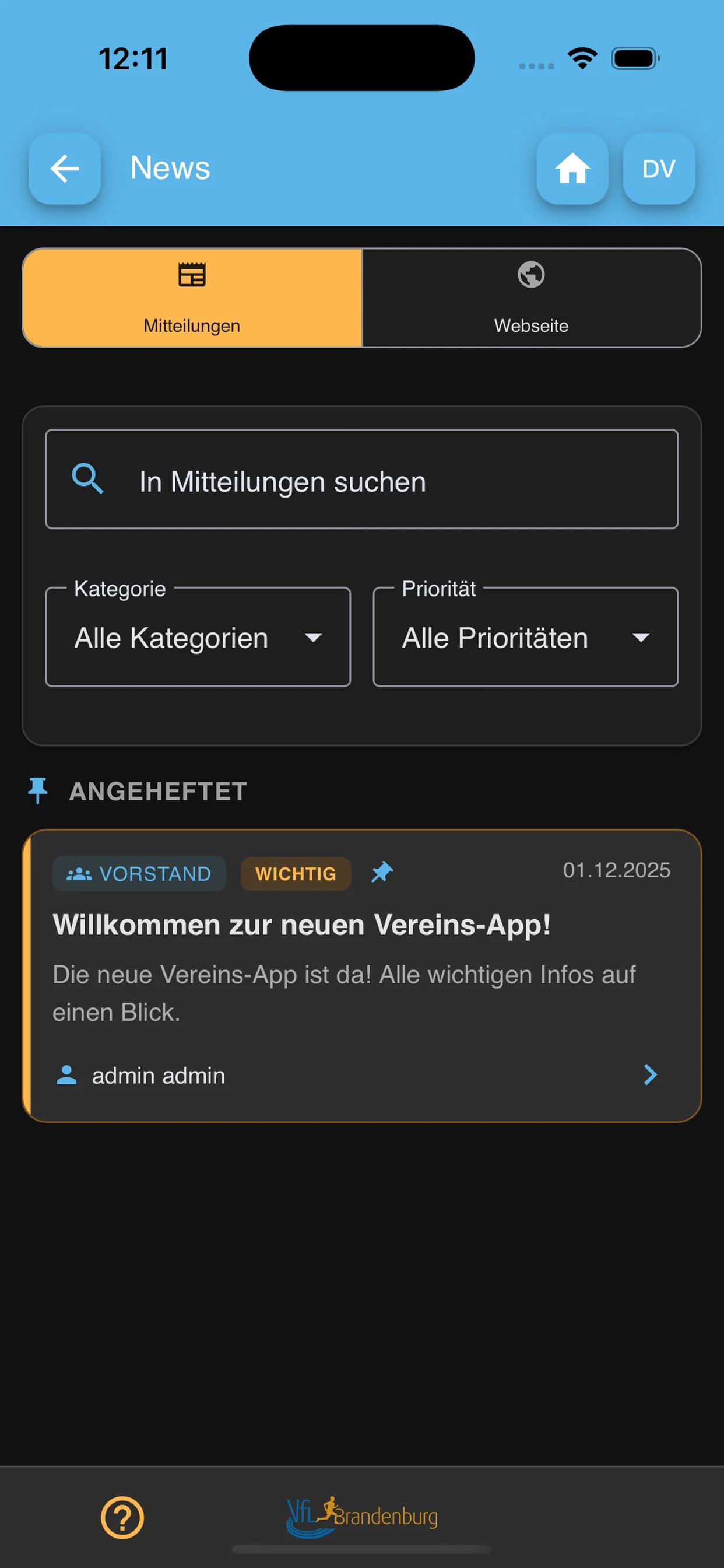 Vereins-APP für Leichtathletik – iPhone Screenshot 7